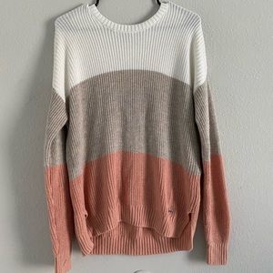 Holister Tricolored Striped Sweater